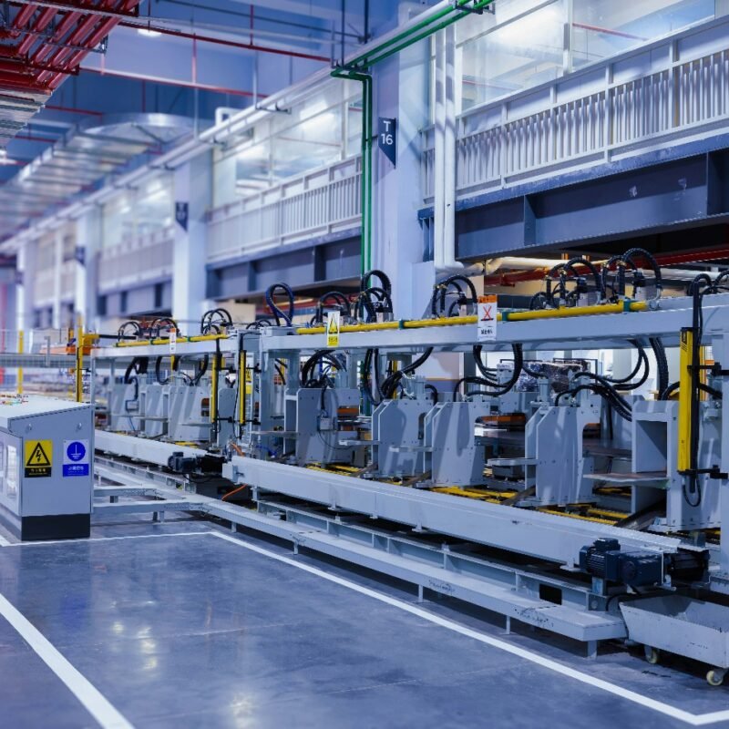 A picture of a manufacturing factory