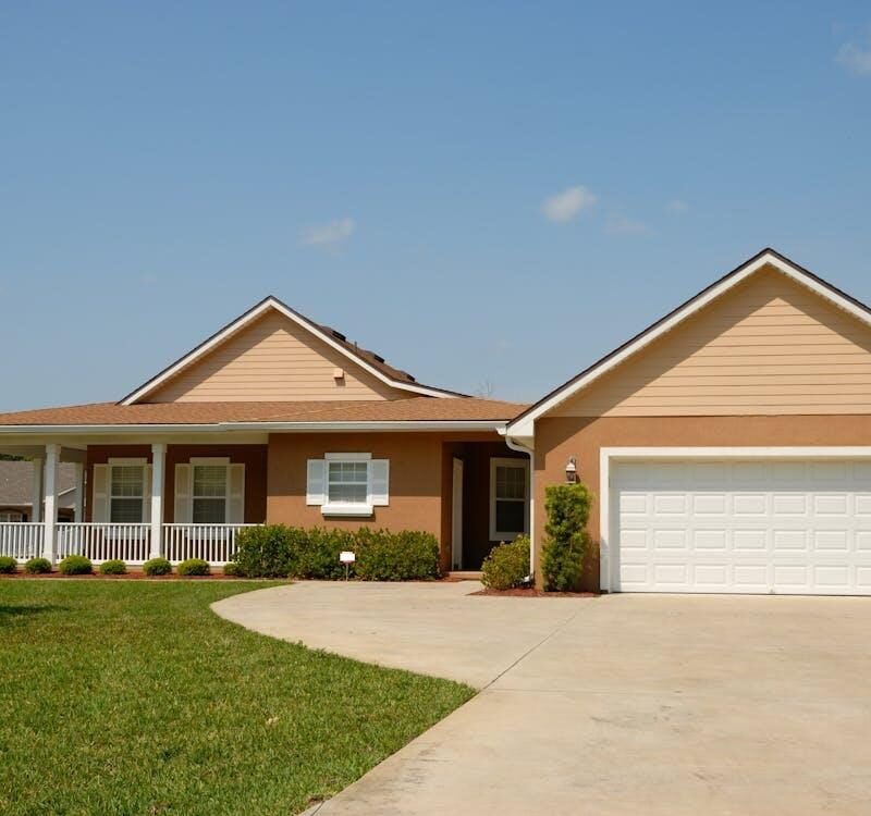 An image of a house with a porch